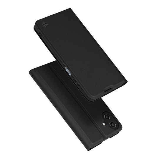 Futrola za Samsung Galaxy A07 4G A075, Techsuit, Magskin Book, Crna