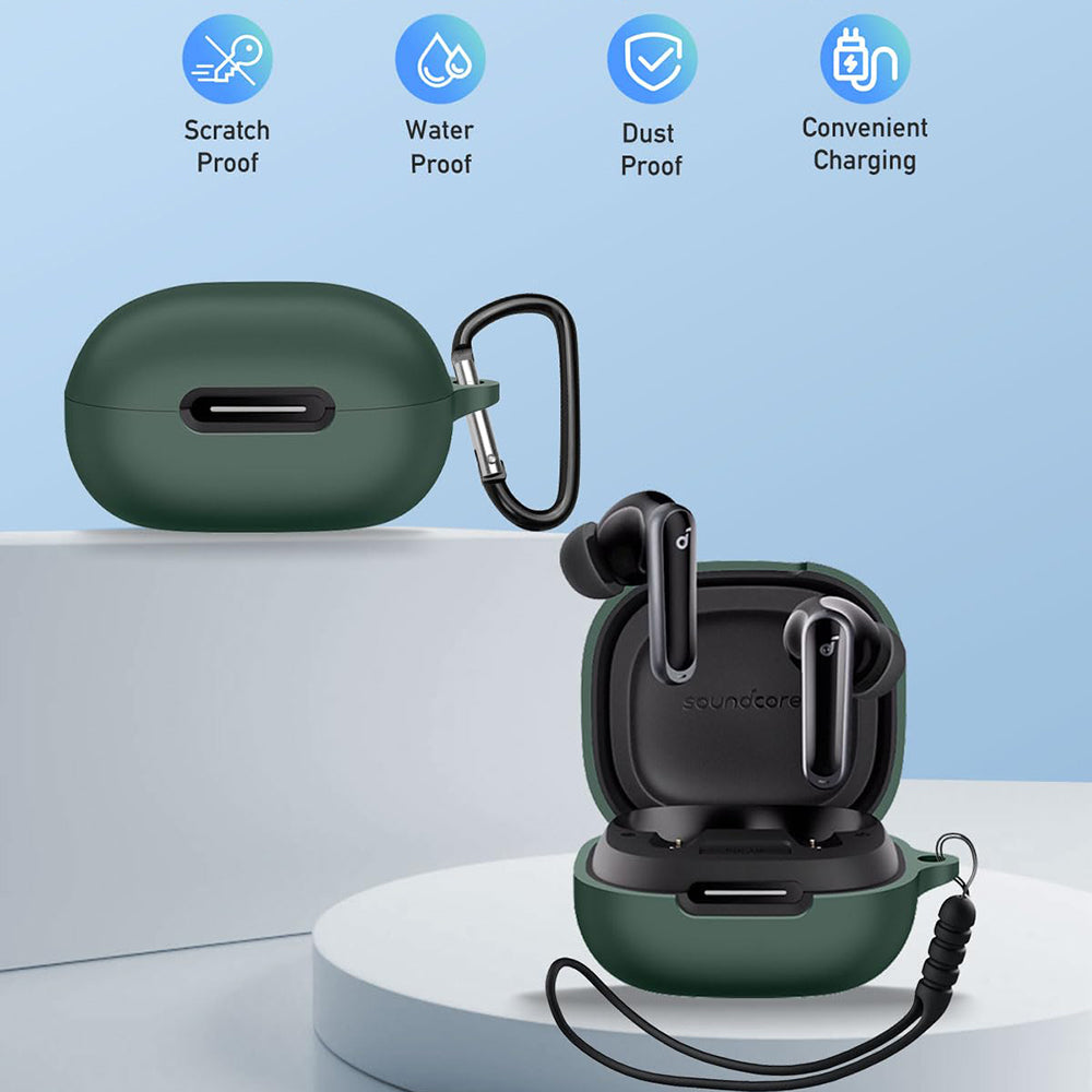 Futrola Techsuit Silicone za Anker SoundCore P40i, Crna