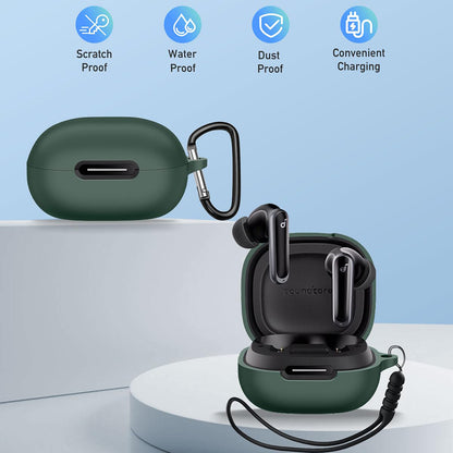 Futrola Techsuit Silicone za Anker SoundCore P40i, Crna