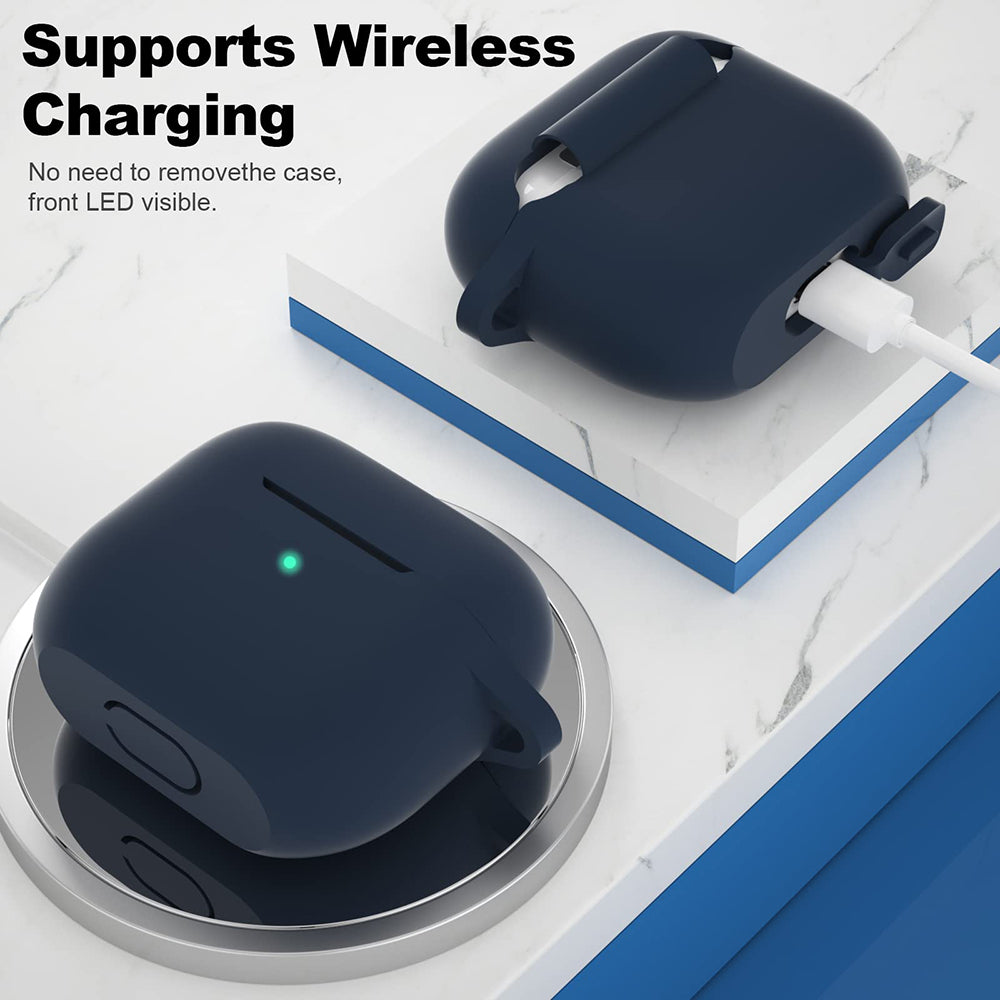 Techsuit silikonska futrola za Apple AirPods 3, tamnoplava