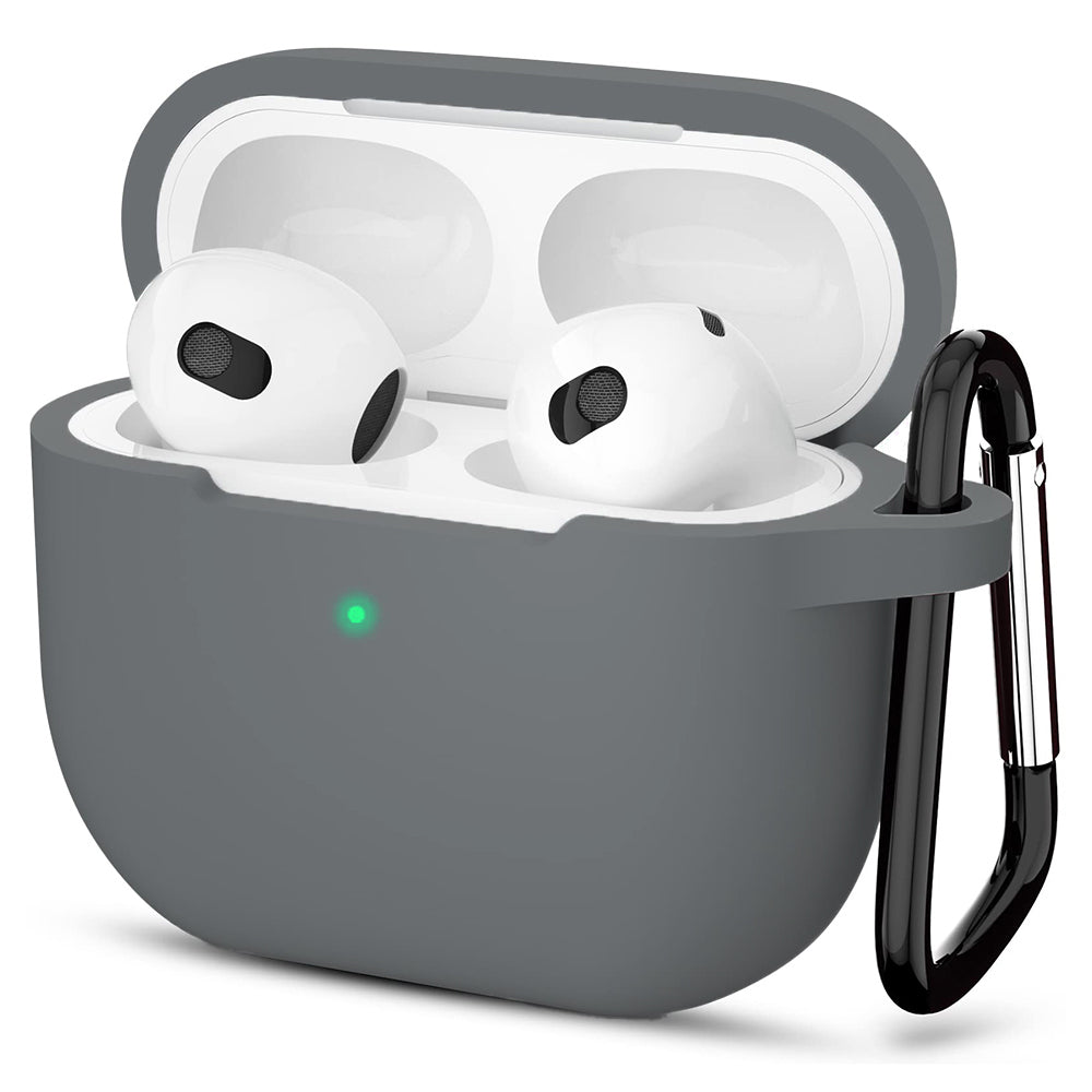 Futrola Techsuit Silicone za Apple AirPods 3, Siva