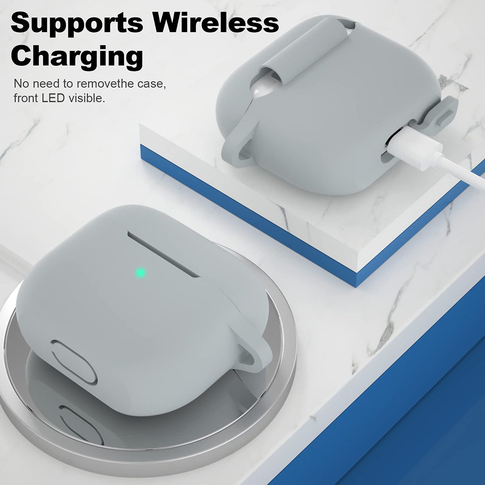 Futrola Techsuit Silicone za Apple AirPods 3, Siva