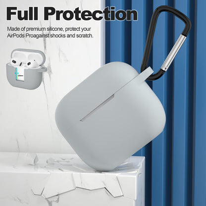 Futrola Techsuit Silicone za Apple AirPods 3, Siva