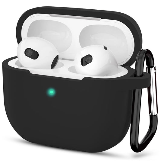 Futrola Techsuit Silicone za Apple AirPods 3, Crna