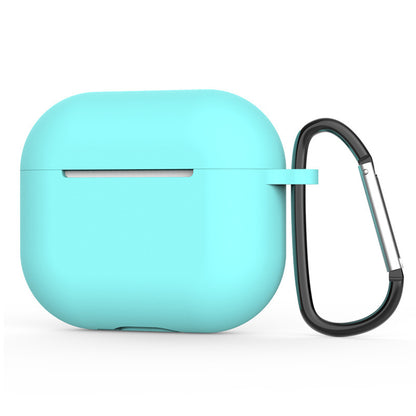 Techsuit silikonska futrola za Apple AirPods 4, Tamno tirkizna