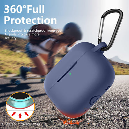 Techsuit silikonska futrola za Apple AirPods Pro seriju, teget