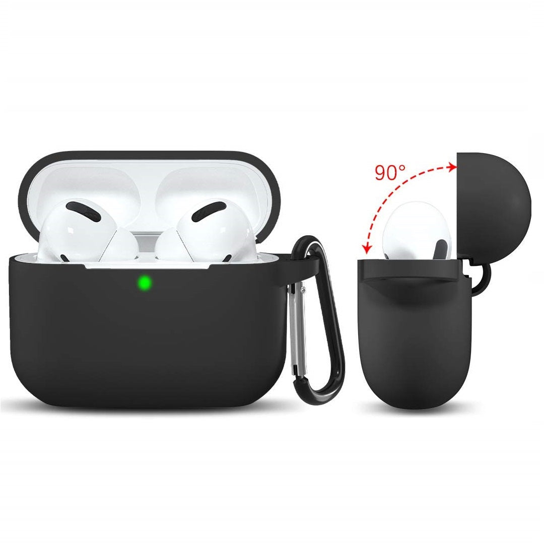Futrola Techsuit Silicone za Apple AirPods Pro Series, Crna