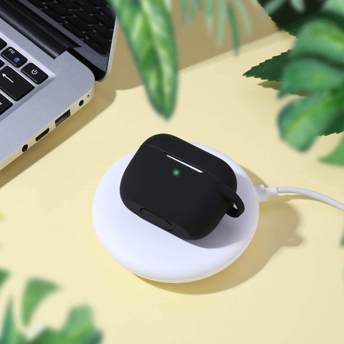 Futrola Techsuit Silicone za Apple AirPods Pro Series, Crna