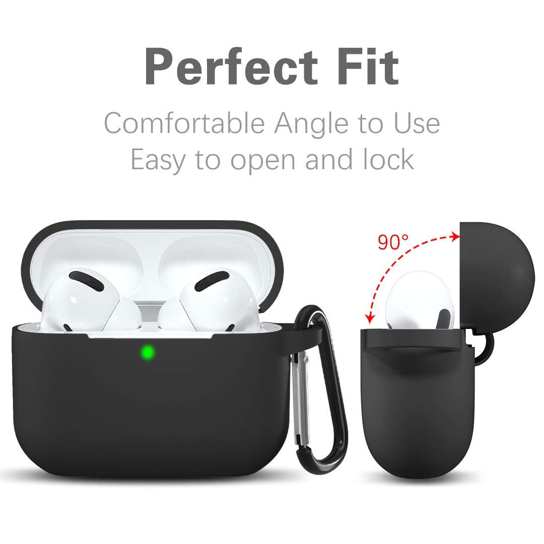 Futrola Techsuit Silicone za Apple AirPods Pro Series, Crna