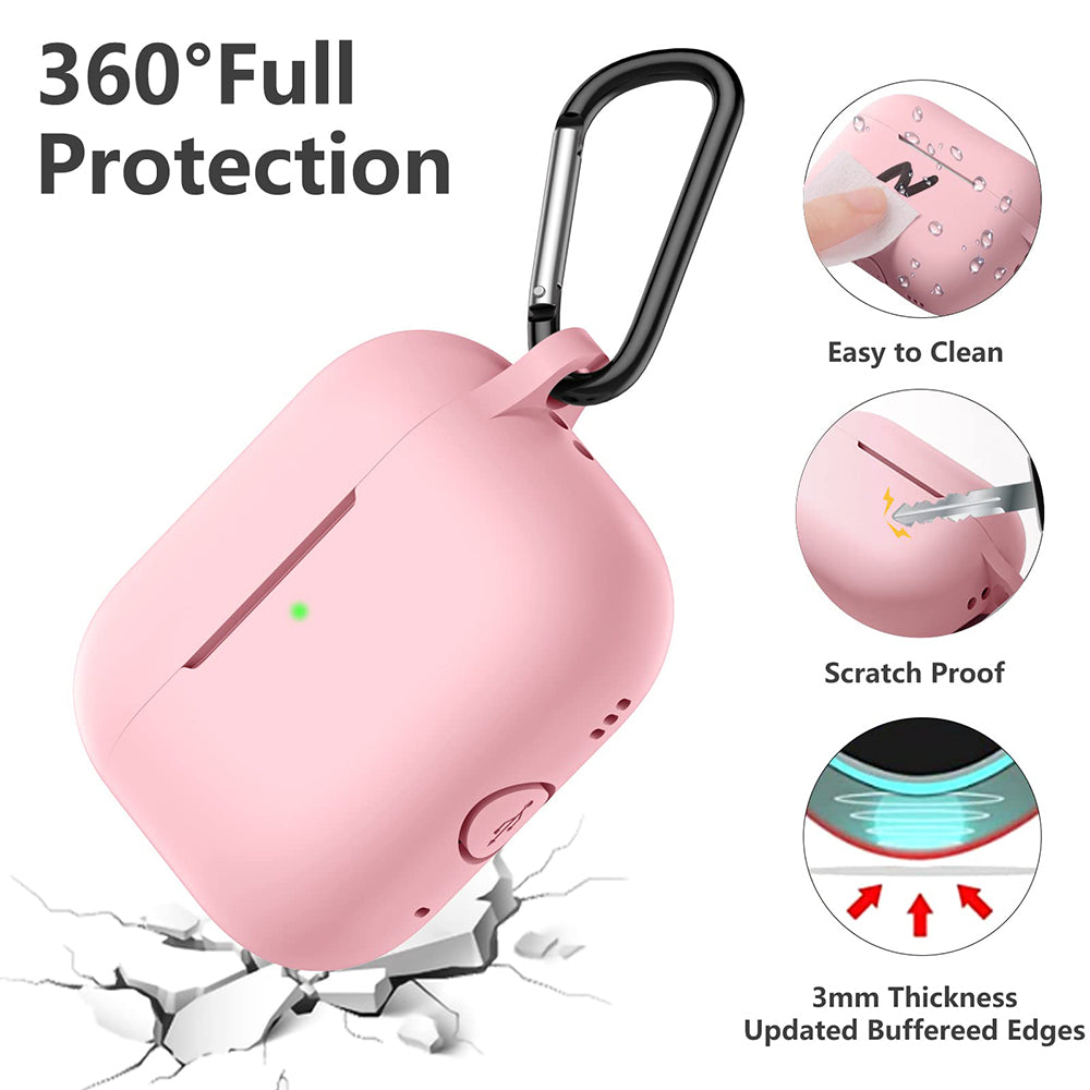 Techsuit silikonska futrola za Apple AirPods Pro seriju, Roze