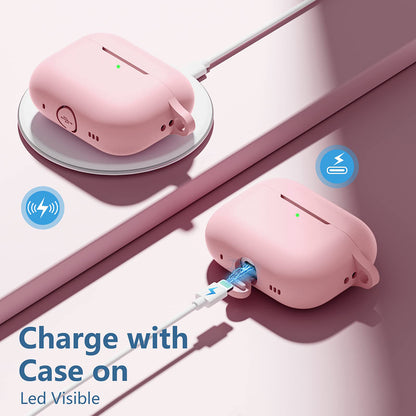 Techsuit silikonska futrola za Apple AirPods Pro seriju, Roze