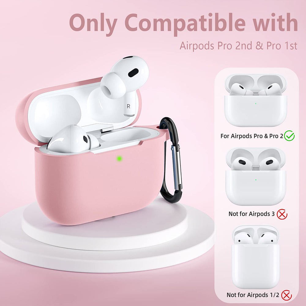 Techsuit silikonska futrola za Apple AirPods Pro seriju, Roze