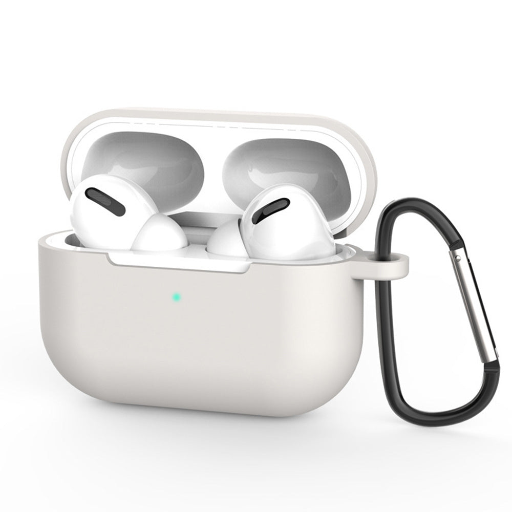 Techsuit silikonska futrola za Apple AirPods Pro 3, svetlo siva