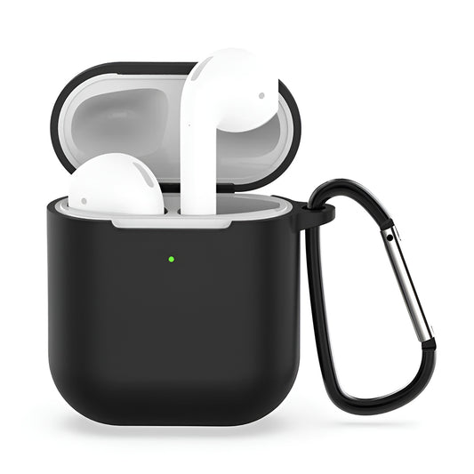 Futrola Techsuit Silicone za Apple AirPods Gen 1 / Gen 2, Crna