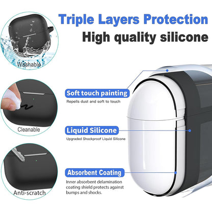 Futrola Techsuit Silicone za Huawei FreeClip 2, Crna