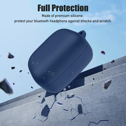 Futrola Techsuit Silicone za Samsung Galaxy Buds4 / Buds4 Pro, Tamnoplava
