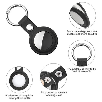 Futrola Techsuit SLH1 za Apple AirTag, Crna