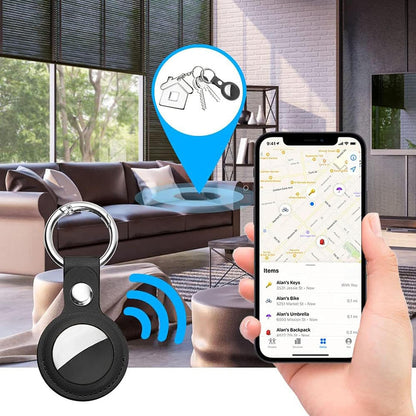 Futrola Techsuit SLH1 za Apple AirTag, Crna