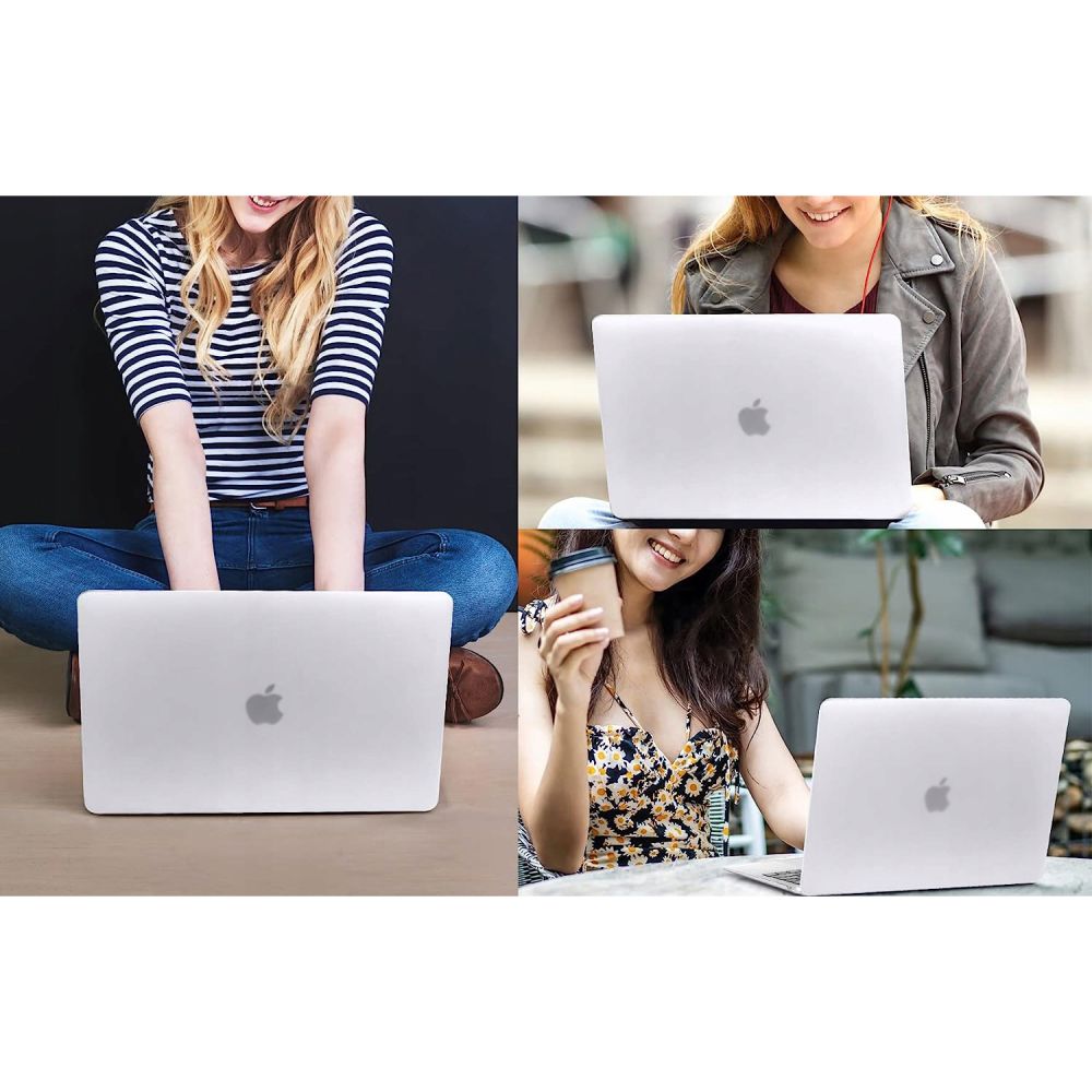 Techsuit UltraShell futrola za Apple MacBook Air M3 15 inča (2024) / Air M2 15 inča (2023), Mat Prozirna