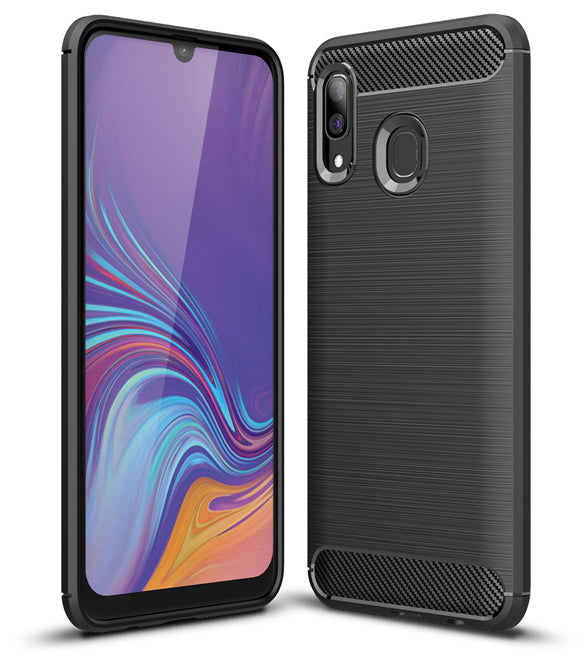 Futrola za Samsung Galaxy A40 A405, Forcell, Carbon, Crna