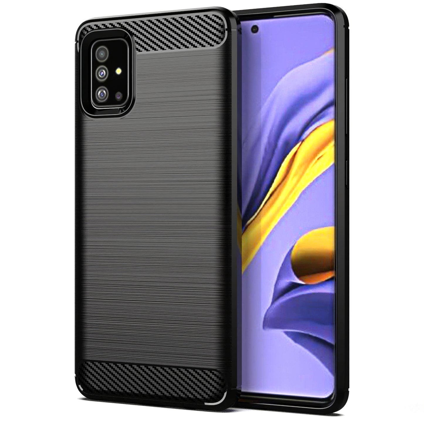 Futrola za Samsung Galaxy A51 A515, OEM, Karbon, Crna