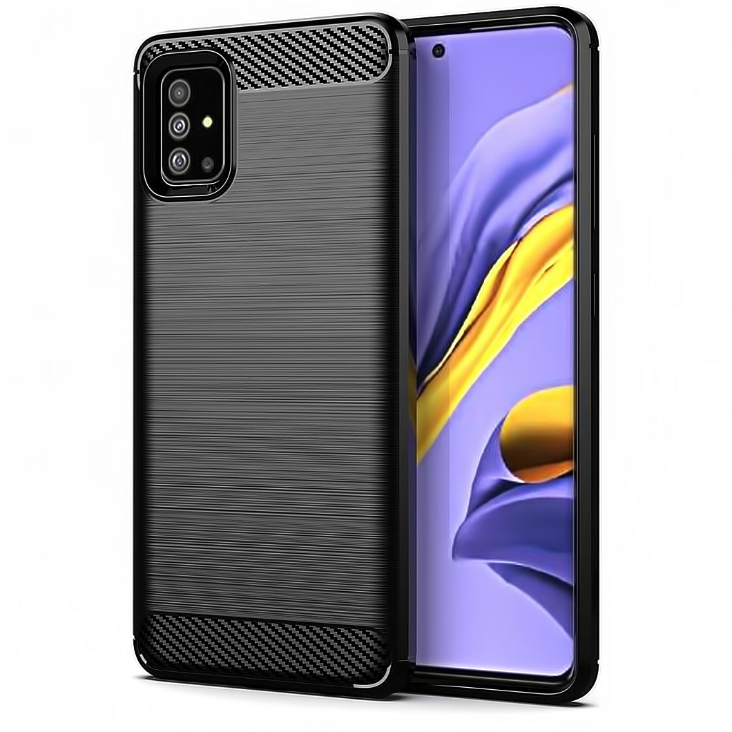 Futrola za Samsung Galaxy A51 5G A516, Karbon, Crna