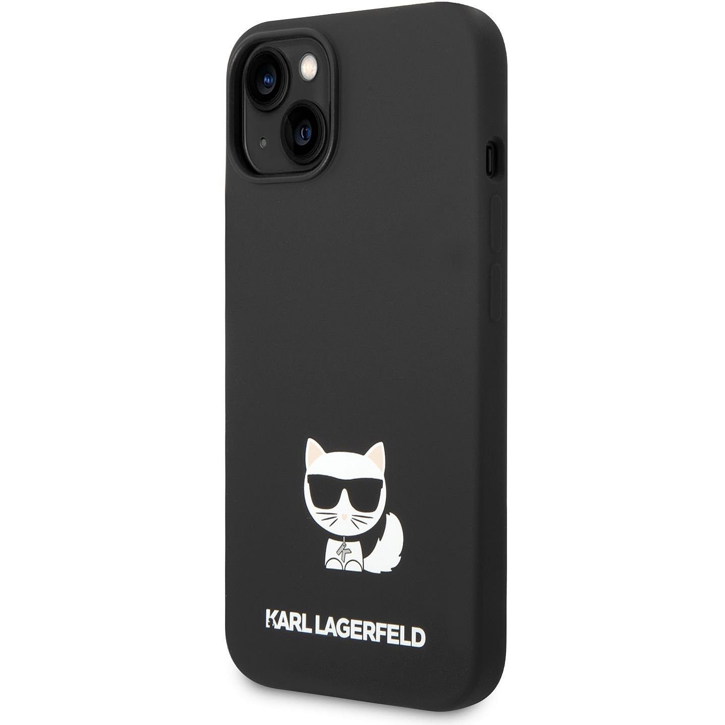 Futrola za Apple iPhone 14 Plus, Karl Lagerfeld, Silicone Body Choupette, Crna