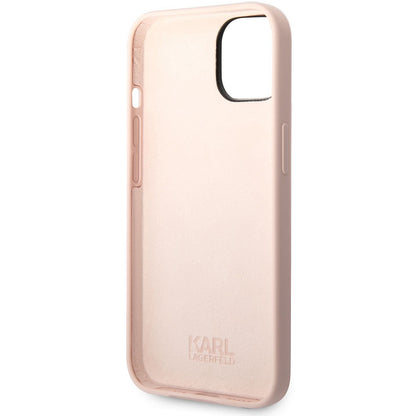 Futrola za Apple iPhone 14 Plus, Karl Lagerfeld, Silicone Karl's Head, Roze