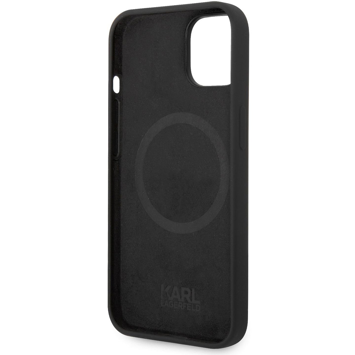 MagSafe futrola za Apple iPhone 14 Plus, Karl Lagerfeld, Liquid Silicone Karl Head, Crna
