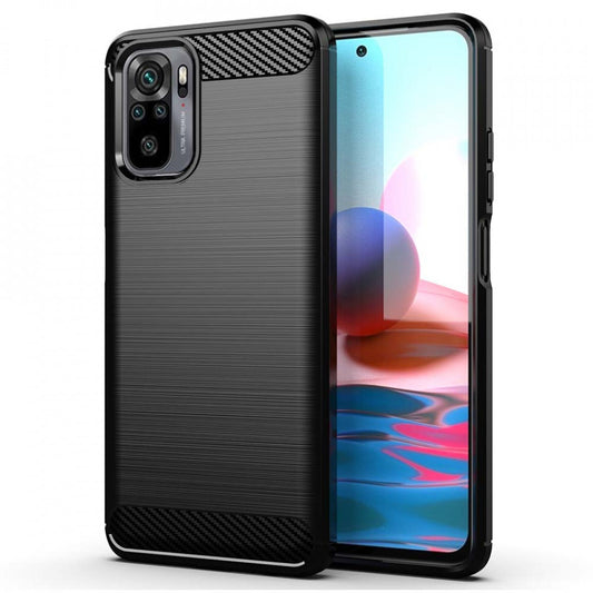 Futrola za Xiaomi Redmi Note 10S / Note 10, OEM, Karbon, Crna
