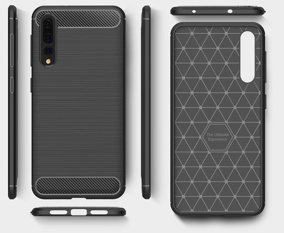 Futrola za Huawei P20 Pro, OEM, Karbon, Crna