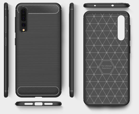 Futrola za Huawei P20 Pro, OEM, Karbon, Crna