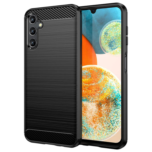 Futrola za Samsung Galaxy A14 A145 / A14 5G A146, OEM, Karbon, Crna