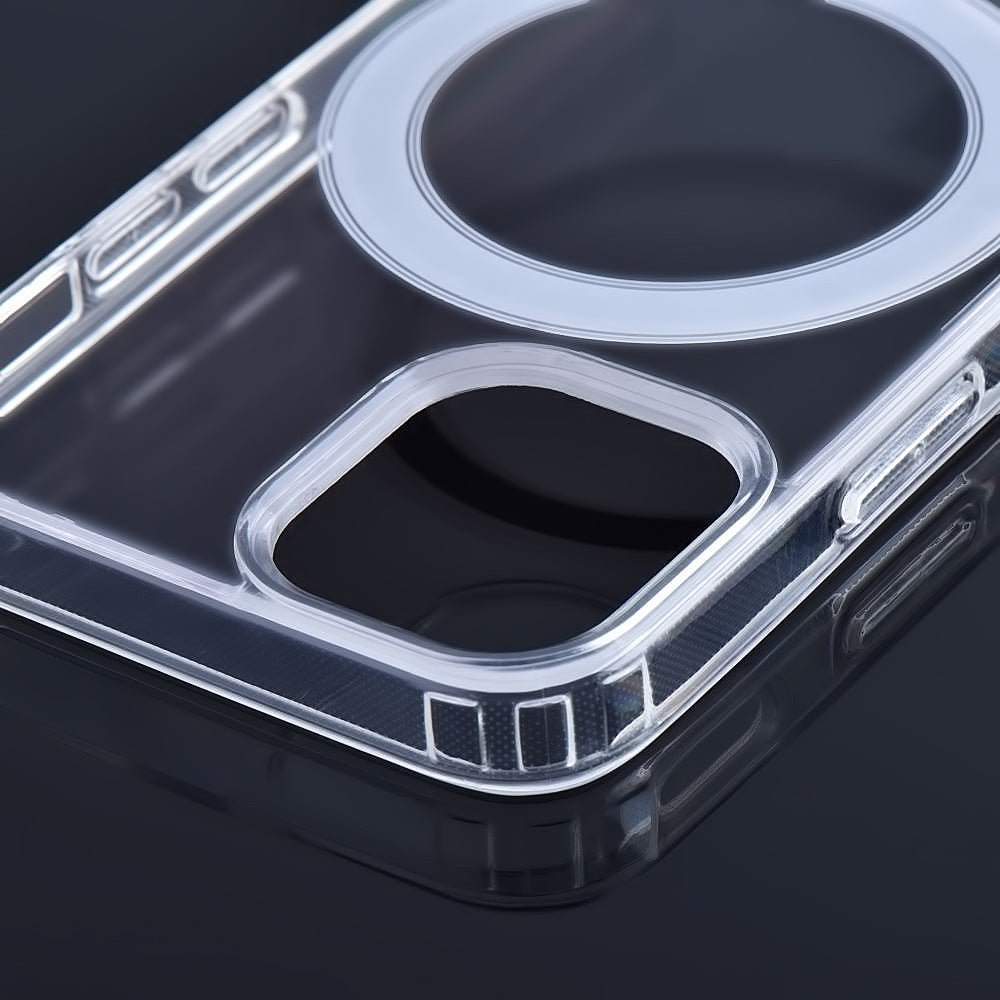 MagSafe futrola za Apple iPhone 14 Pro Max, OEM, Providna, Transparentna