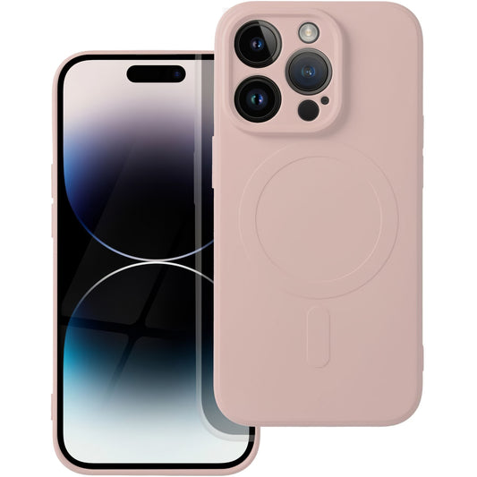 MagSafe futrola za Apple iPhone 14 Pro, OEM, Silicone Mag, Roze