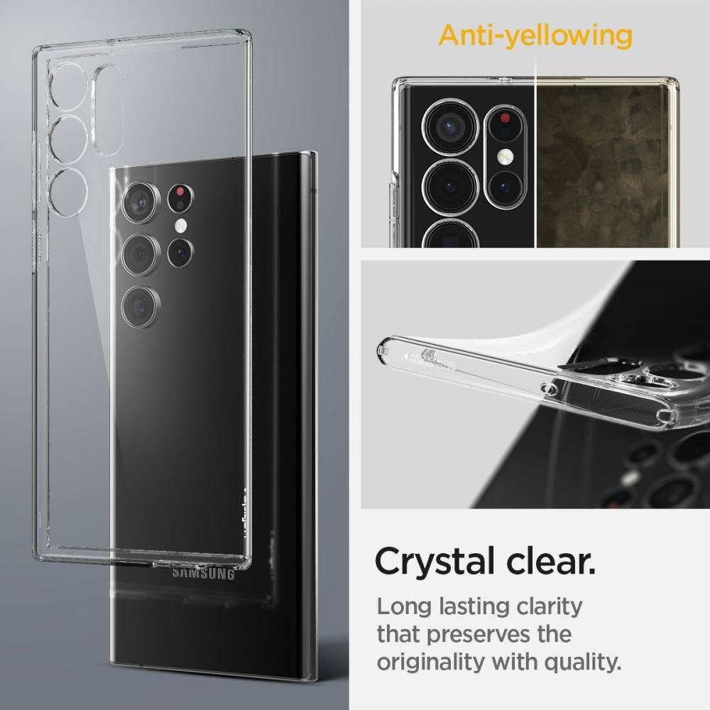 Futrola za Samsung Galaxy S22 Ultra 5G S908, Spigen, Liquid Crystal, Prozirna ACS03912