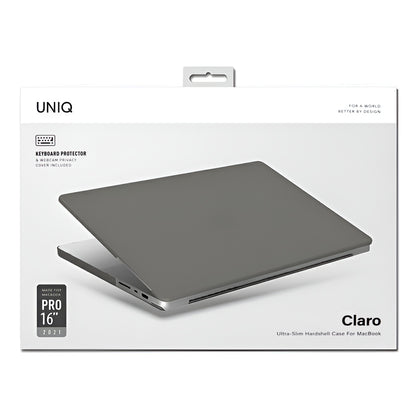 Futrola UNIQ Claro za Apple MacBook Pro 16inch (2026) / (2024) / (2023) / (2021), Siva Mat
