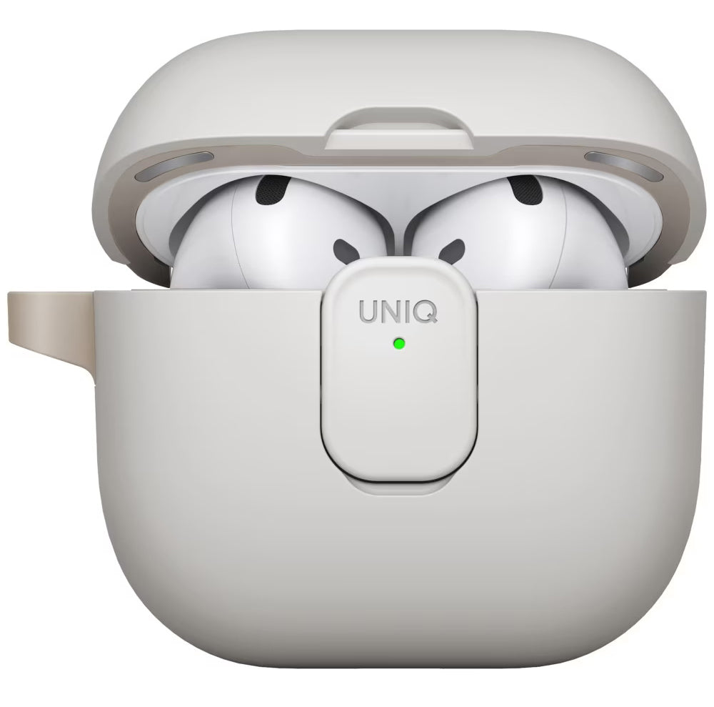 Futrola UNIQ Clyde za Apple AirPods 4, Sivo Bež