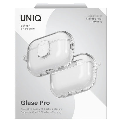 Futrola UNIQ Glase Pro za Apple AirPods Pro 3, Providna