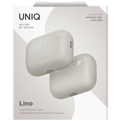 Futrola UNIQ Lino za Apple AirPods Pro 3, Bež