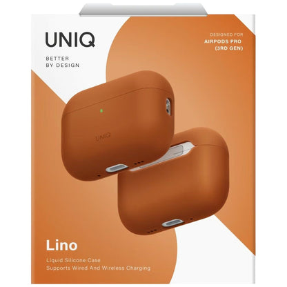 Futrola UNIQ Lino za Apple AirPods Pro 3, Narandžasta