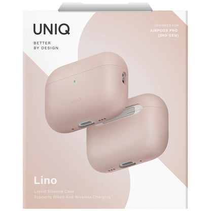 Futrola UNIQ Lino za Apple AirPods Pro 3, Roze