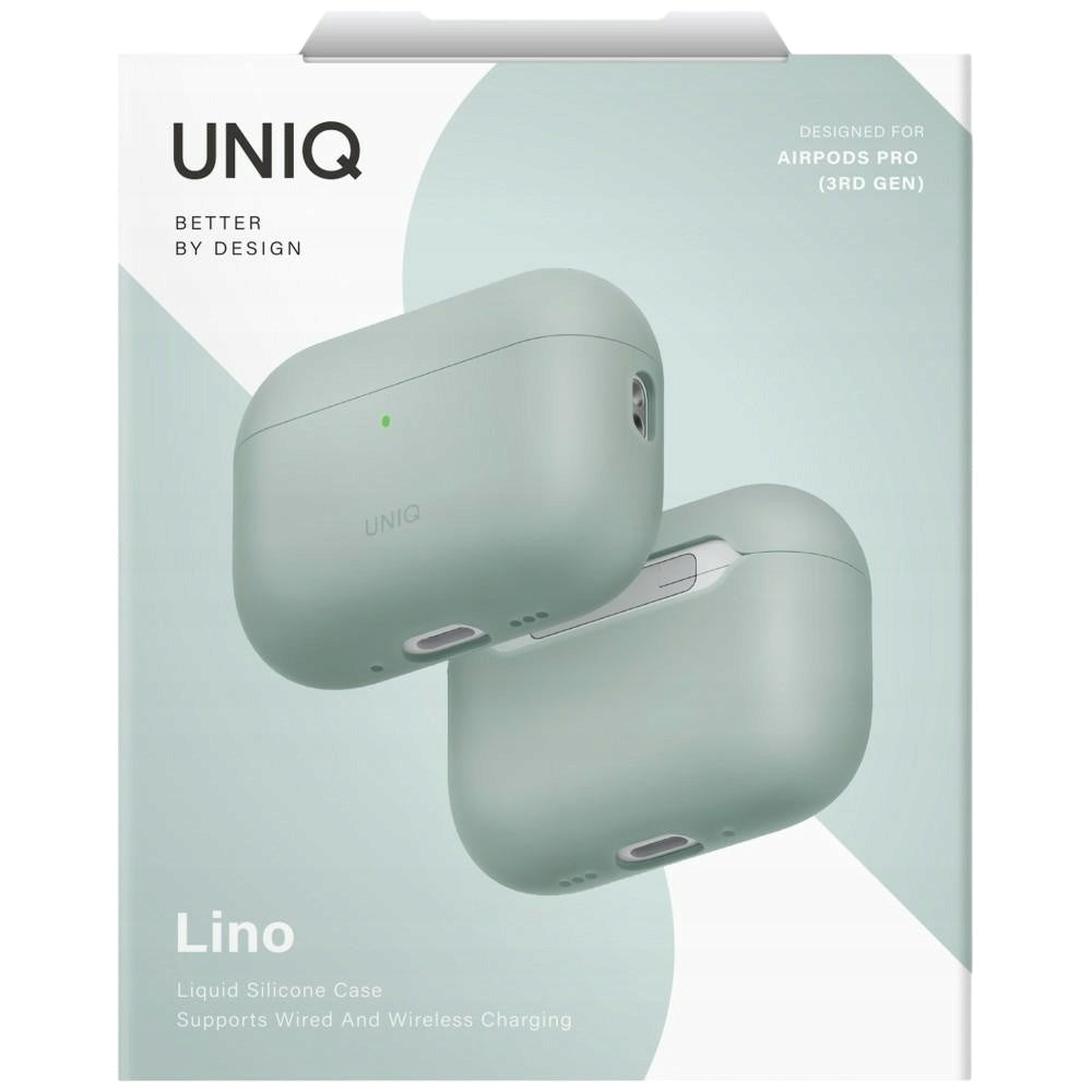 Futrola UNIQ Lino za Apple AirPods Pro 3, Mint Zelena