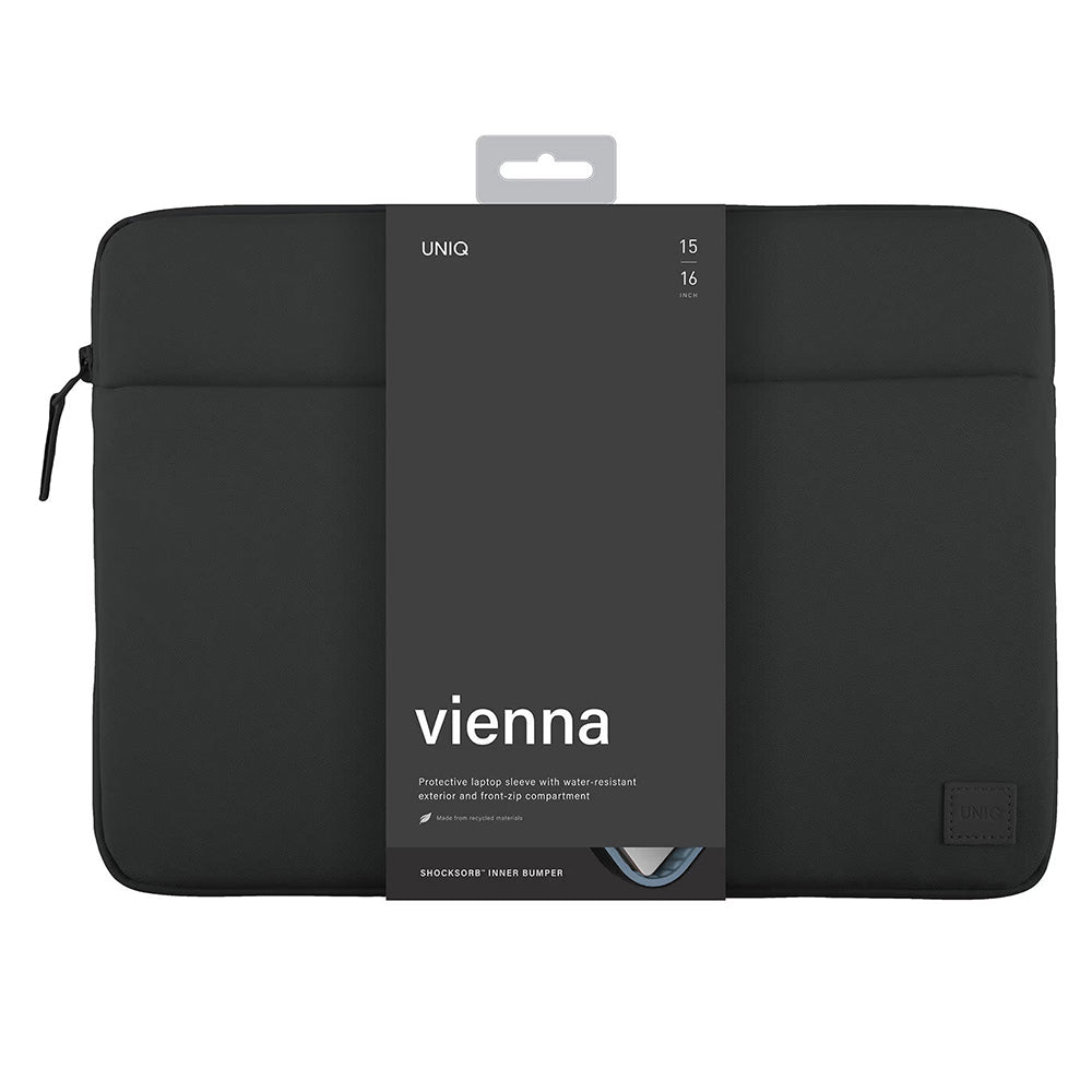 Futrola UNIQ Vienna za laptop max. 16 inča, Crna