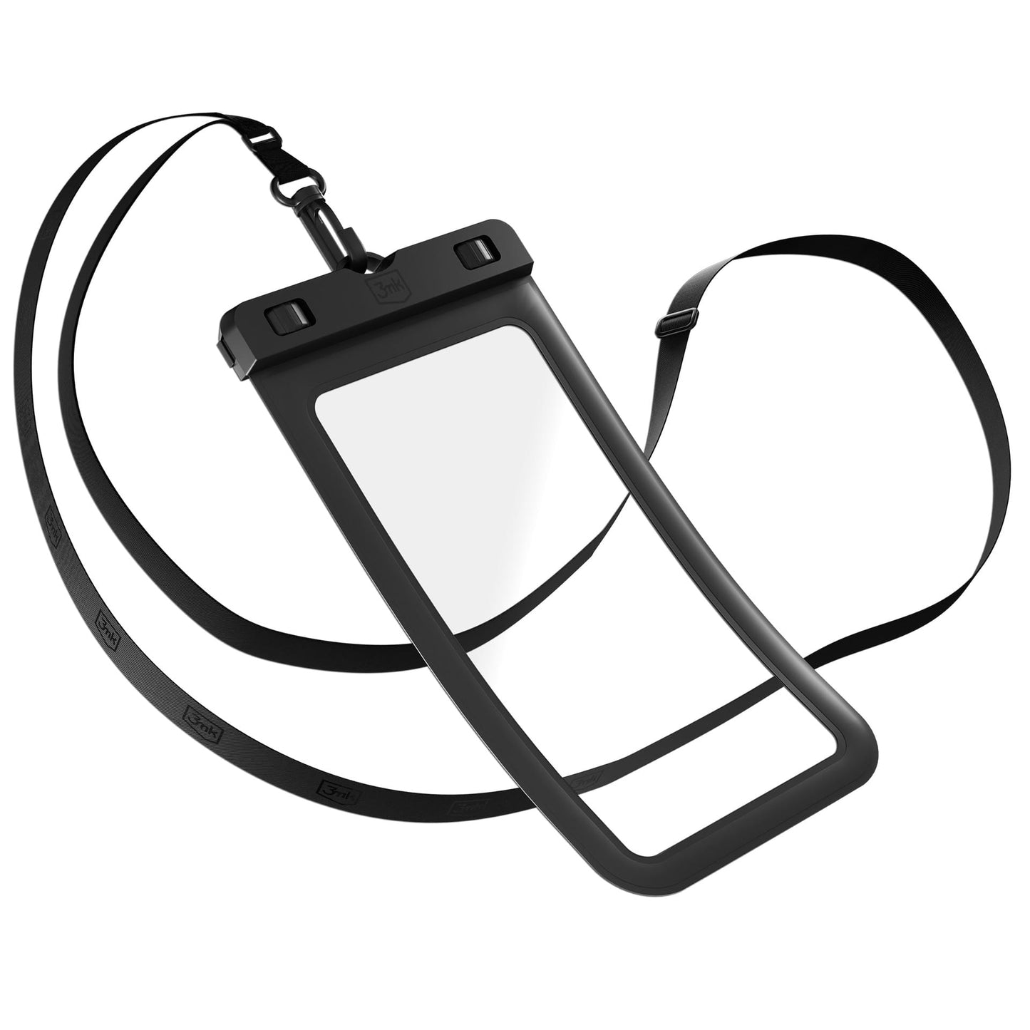 Univerzalna vodootporna futrola za telefon max. 7 inča, 3MK, Hydro, Crna