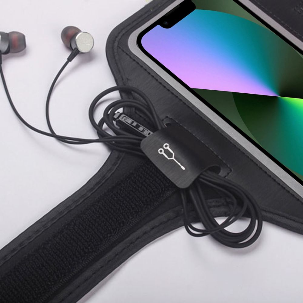 Univerzalna futrola za telefon max. 6.8 inča, Techsuit, Sports TH20, Crna