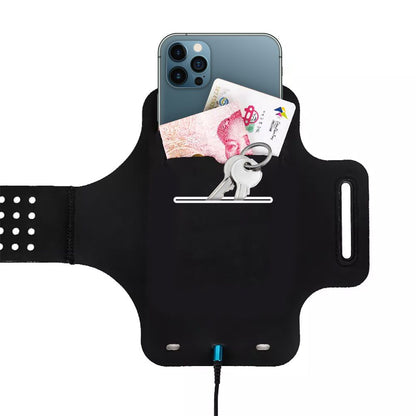 Univerzalna futrola za telefon max. 7 inča, Techsuit, Sports TH10, Crna
