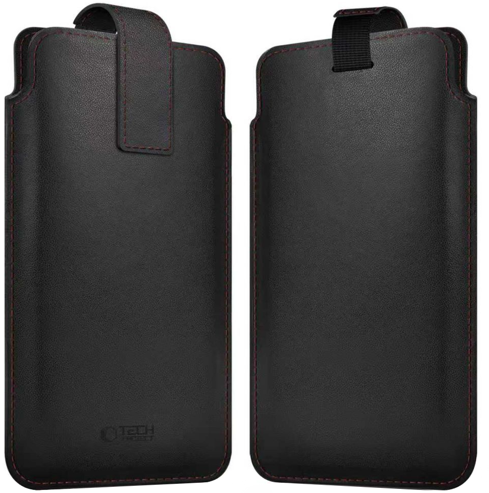 Univerzalna futrola za telefon, Tech-Protect, SM65, Crno-Crvena