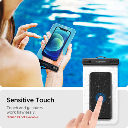 Futrola Univerzalna Waterproof za Telefon max. 3.5inch - 7inch, Spigen, A601, Set 2 komada, Transparentna AMP03098