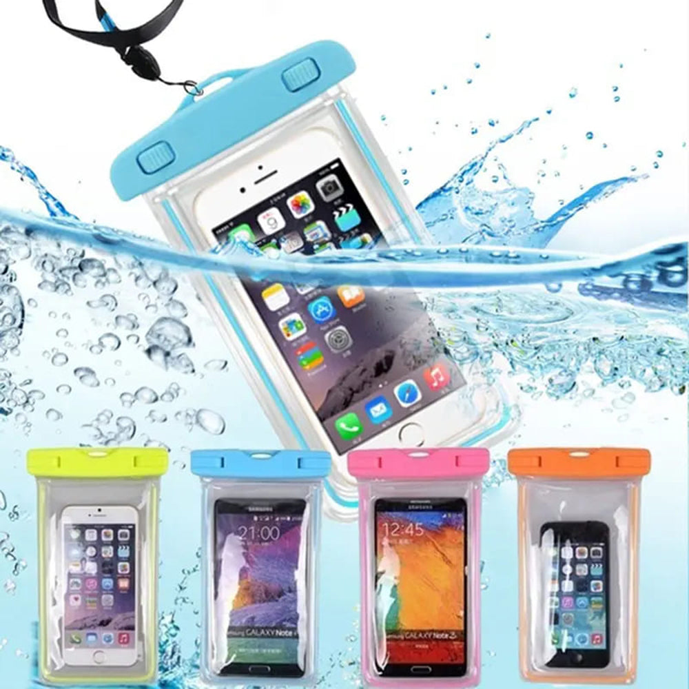 Univerzalna vodootporna futrola za telefon max. 6.5 inča, Techsuit, crna
